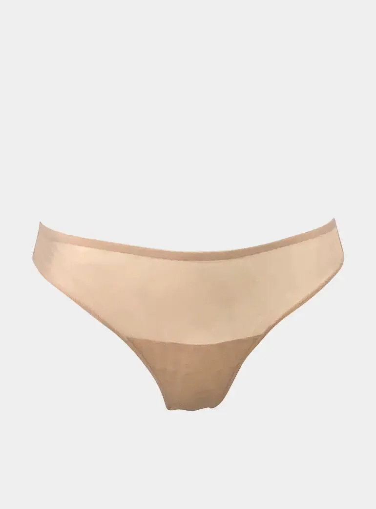 I.D. Line Fine Mesh Nude Bikini
