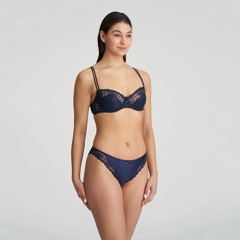 Jane Velvet Blue Italian Briefs