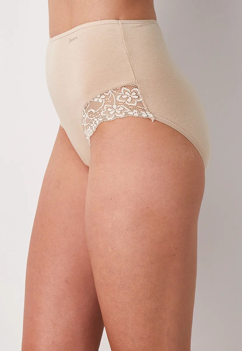 Janira Essential Cotton Full Panty - Dune
