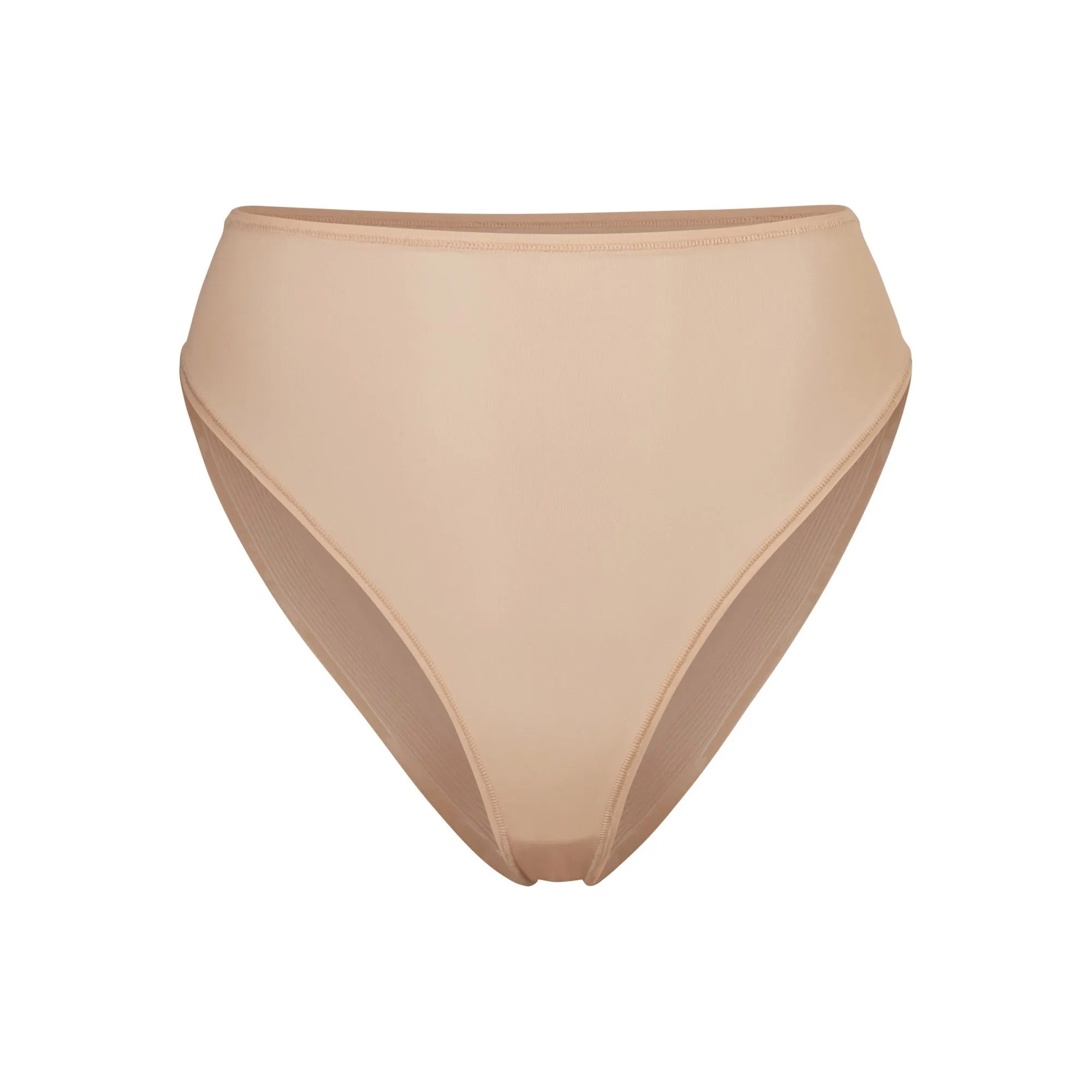 JELLY SHEER CHEEKY BRIEF | CLAY