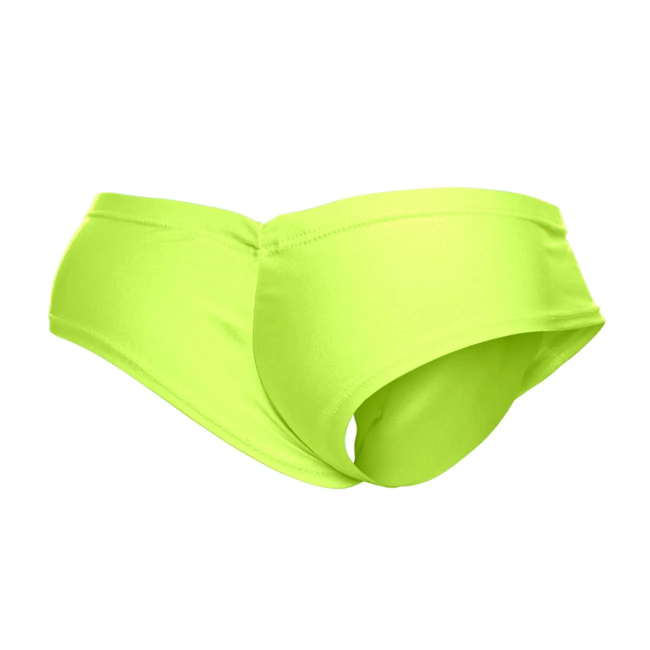 JUSTIN SIMON XSJ22 Cheek Briefs Color Neon Green