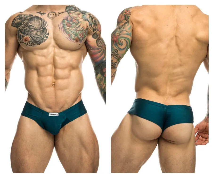 JUSTIN SIMON XSJ22 Cheek Briefs Color Opal Green