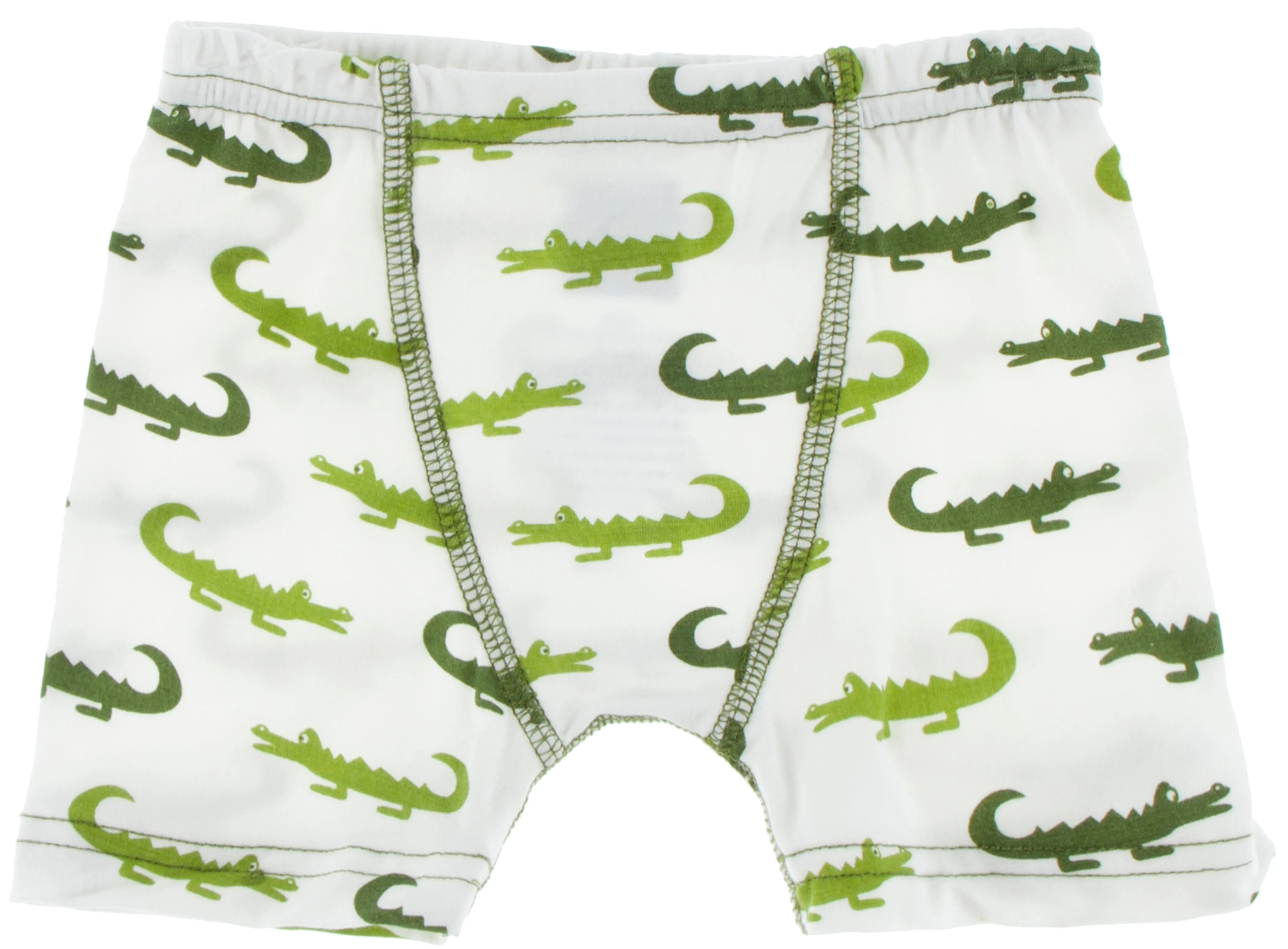 KicKee Pants Twilight Pretzel Pup & Natural Crocodile Boxer Briefs Set