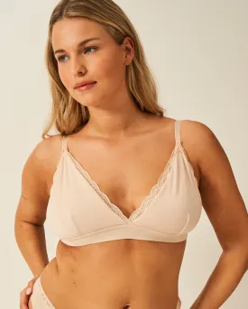 Lace Bralette - Sand