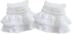 Lolita Lace Gloves Hand Sleeve Cuff Fingerless Elastic Manicure Decorative for Women Bridal Wedding Party Accessories Lolita Lace Gloves Hand Sleeve Cuff Fingerless Elastic Manicure Decorative for Women Bridal Wedding Party Accessories