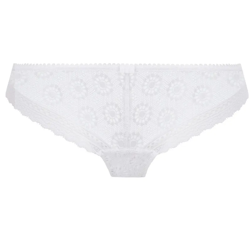 Love Note Brazilian Thong White - Freya
