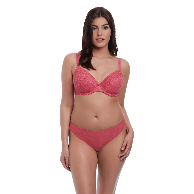 Love Note Rose Pink Brazilian Thong - Freya