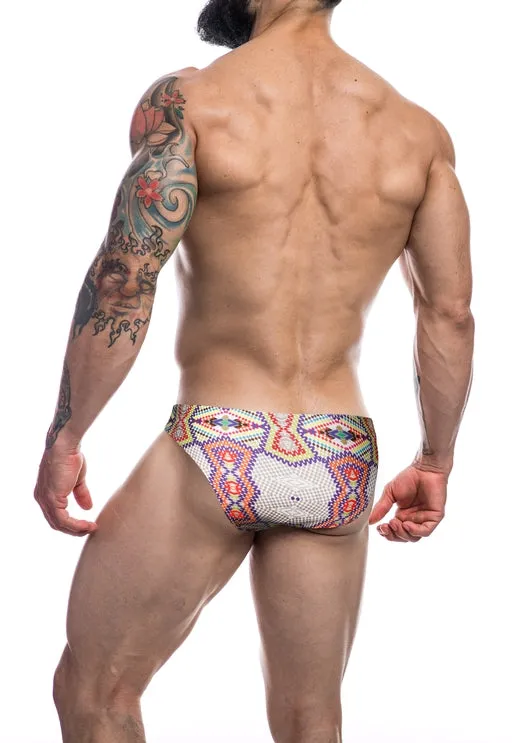 LOW RISE BIKINI BRIEF AZTEC - RENASSAINCE - by CUT4MEN