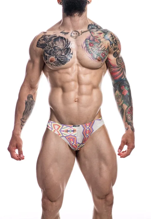 LOW RISE BIKINI BRIEF AZTEC - RENASSAINCE - by CUT4MEN