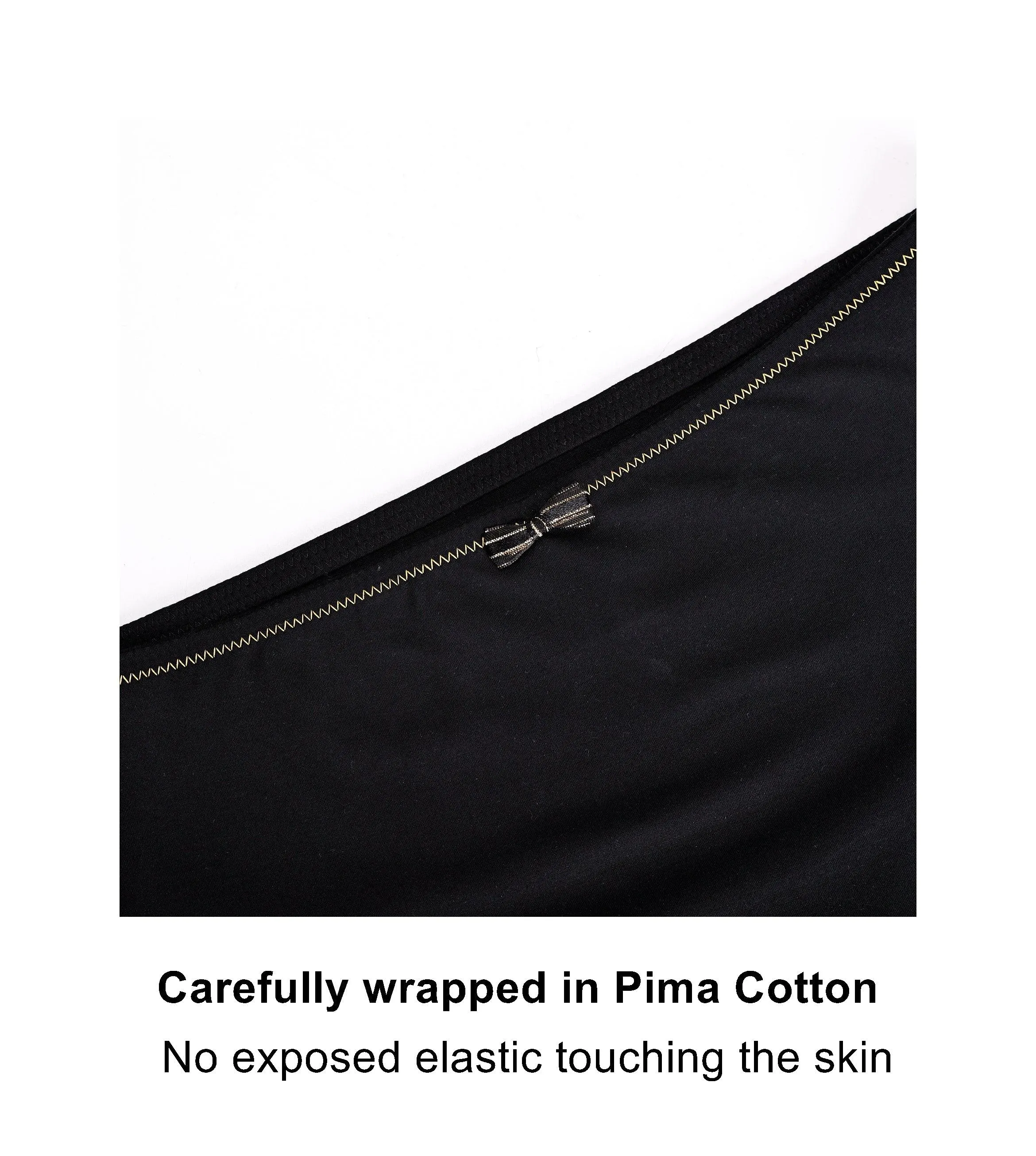 Lurex - High Waisted Silk & Organic Cotton Full Brief