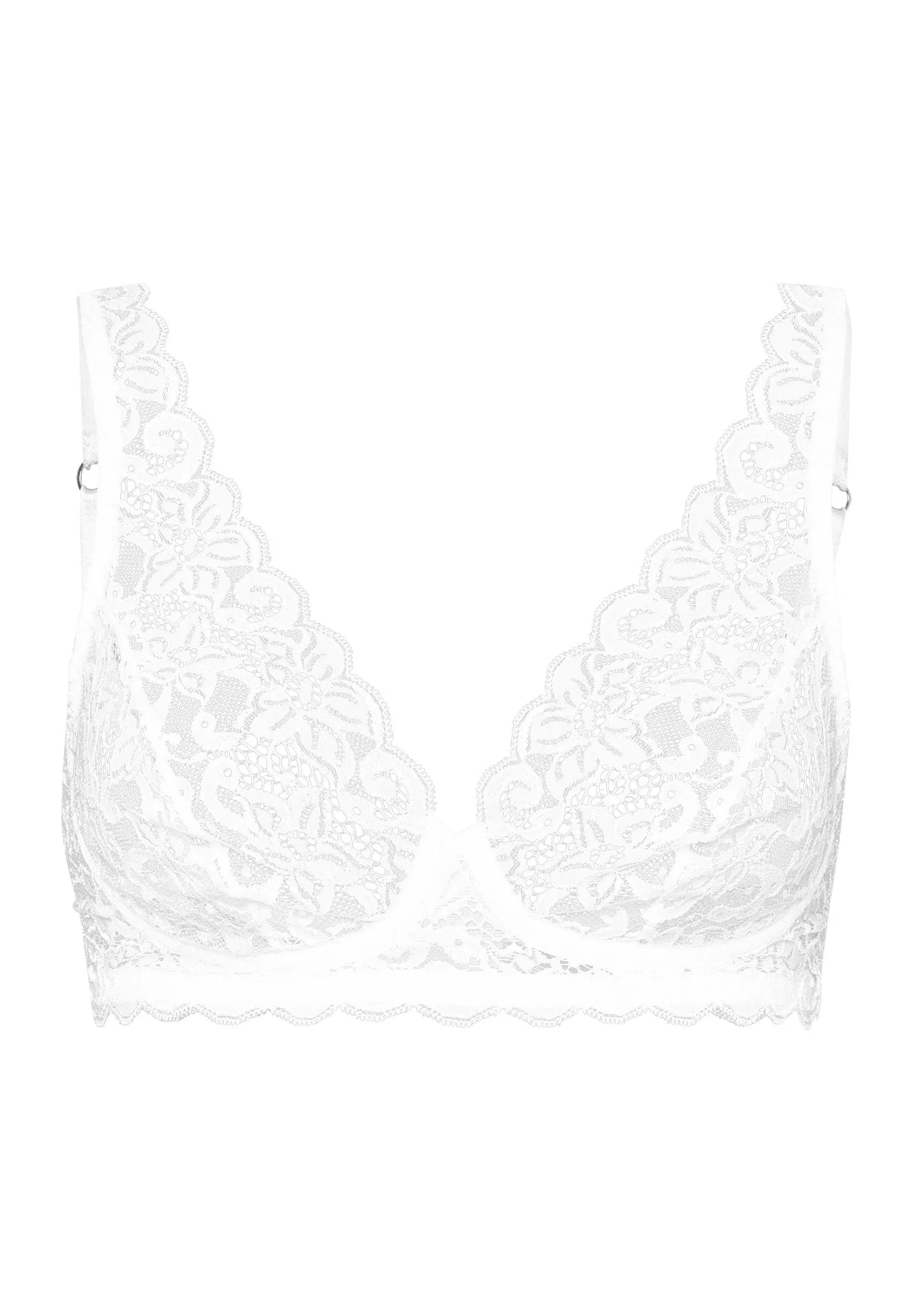 Luxury Moments Lace Soft Cup Bra | White 71465-101