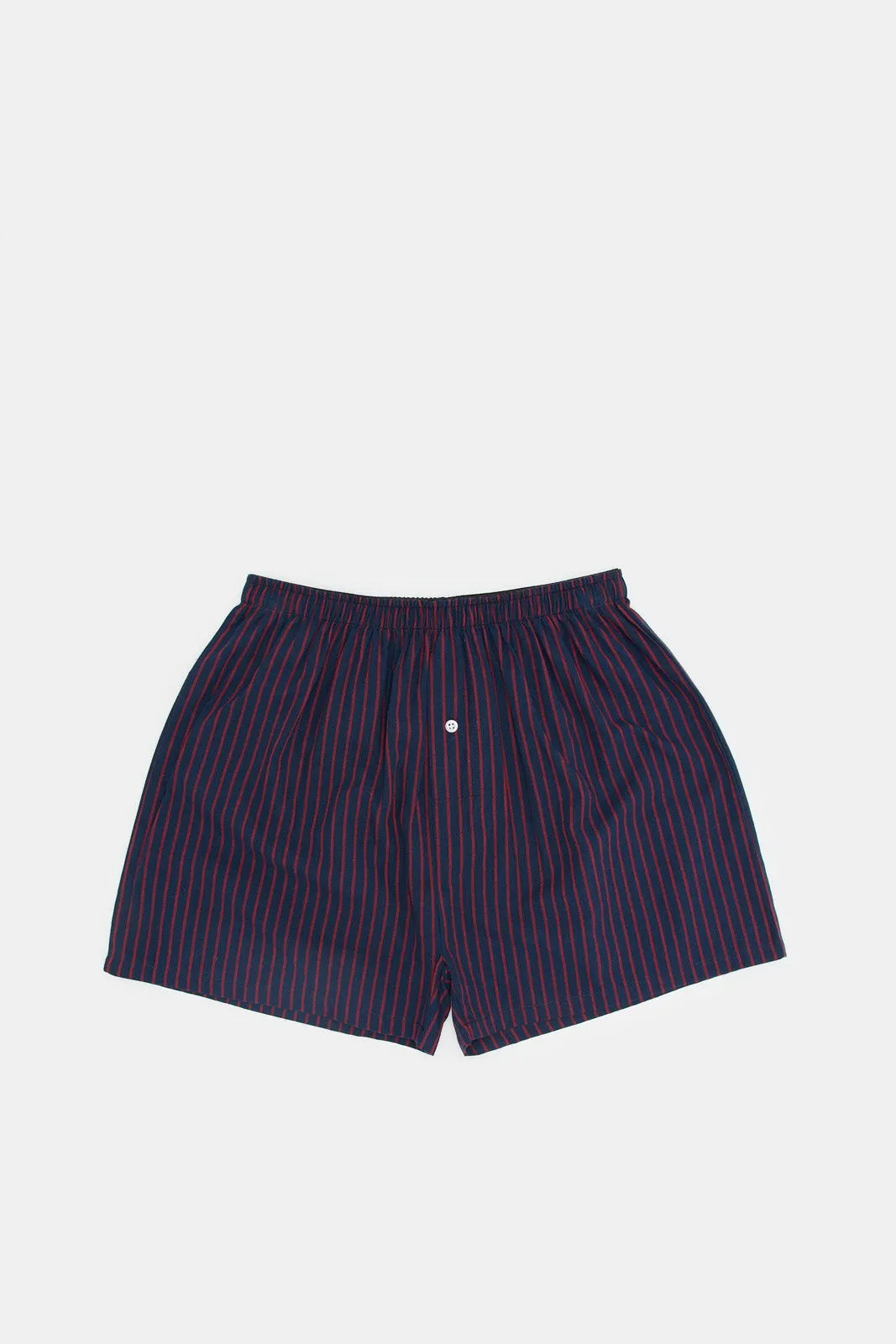 Men Navy And White Checkered Boxers Set (Pack of 2)