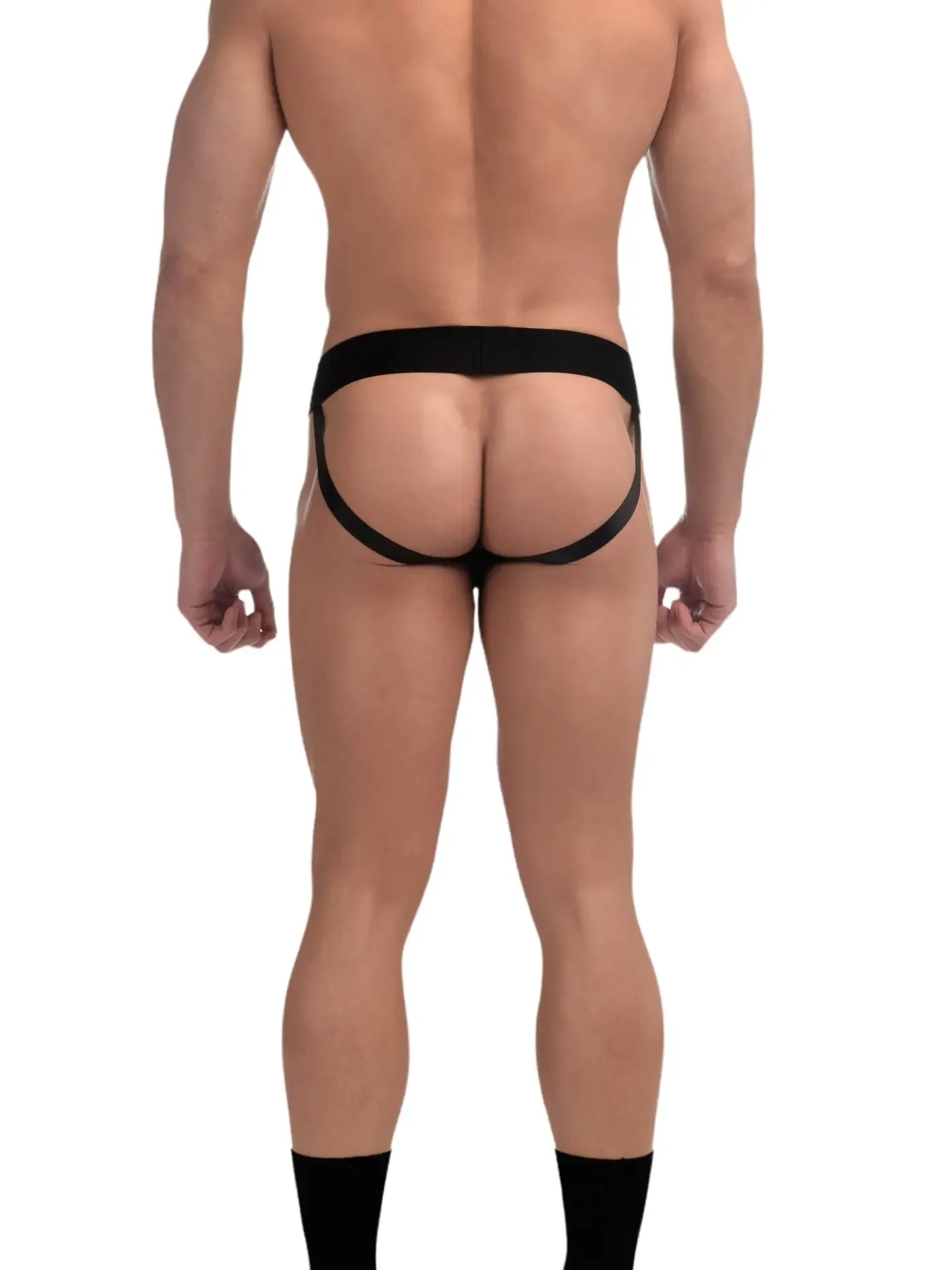 Menagerie Intimates Band Overt Black Rose Jockstrap