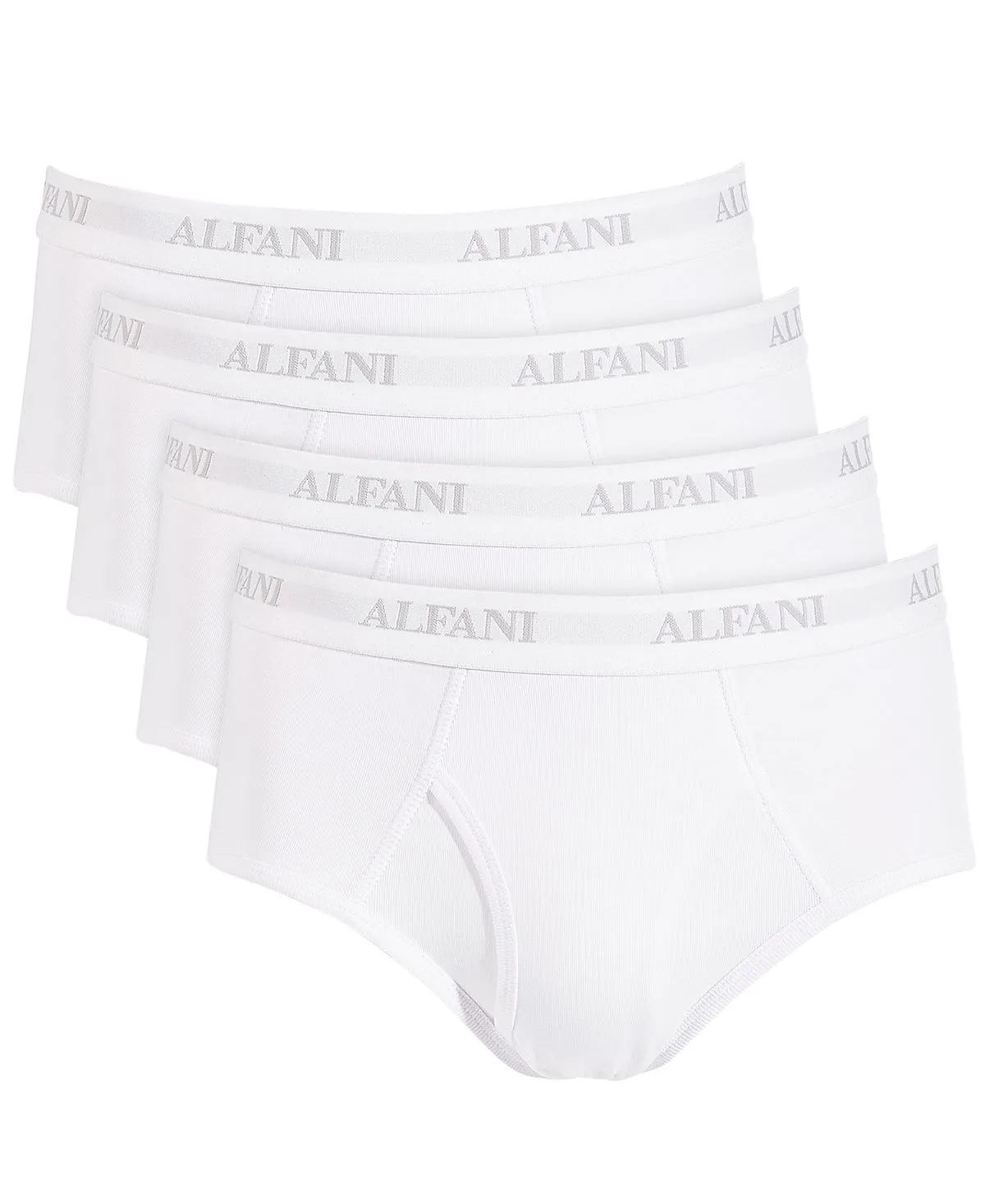Men's 4 pcs. Moisture-wicking Alfani cotton briefs
