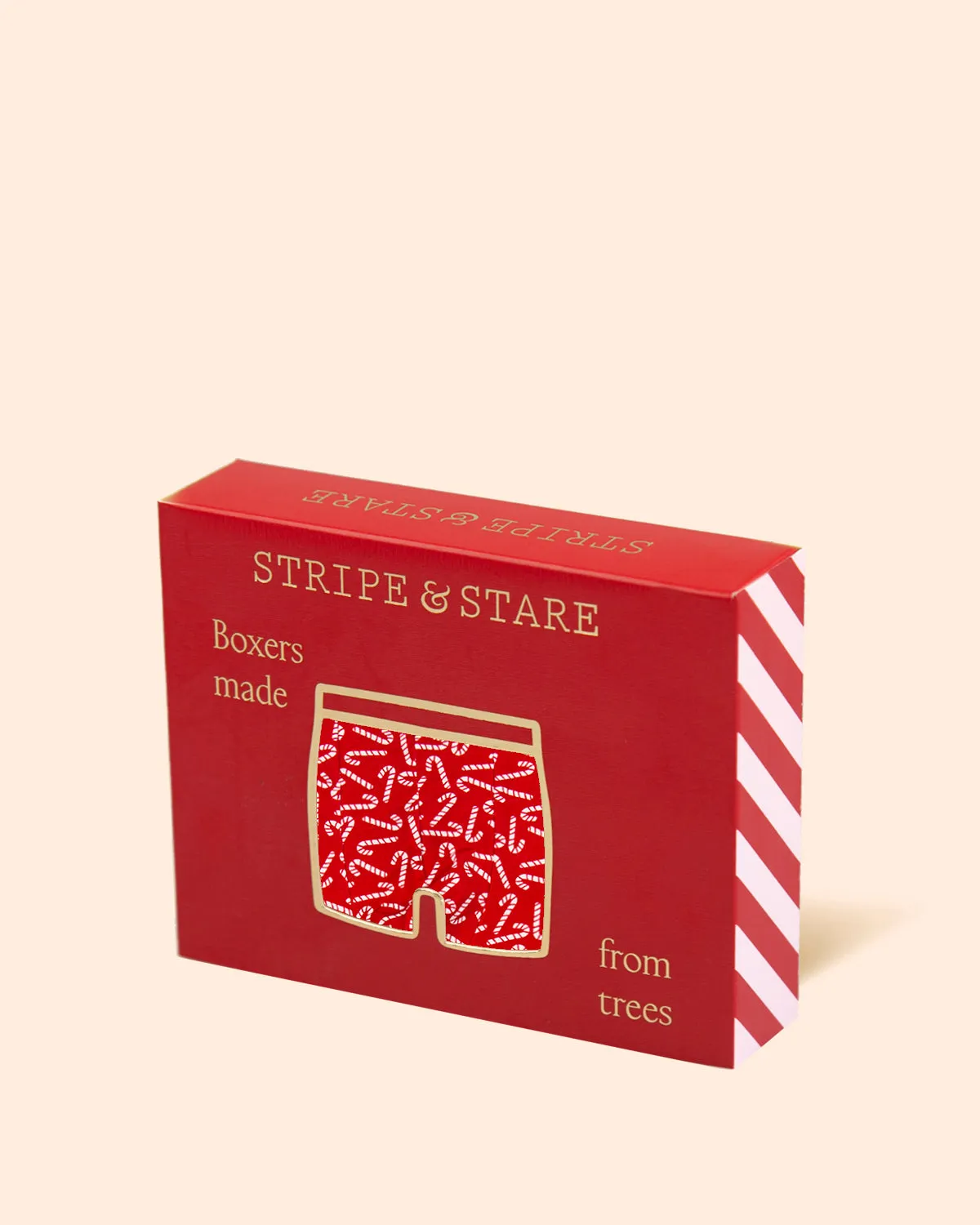 Men's Boxer - Scattered Candy Canes