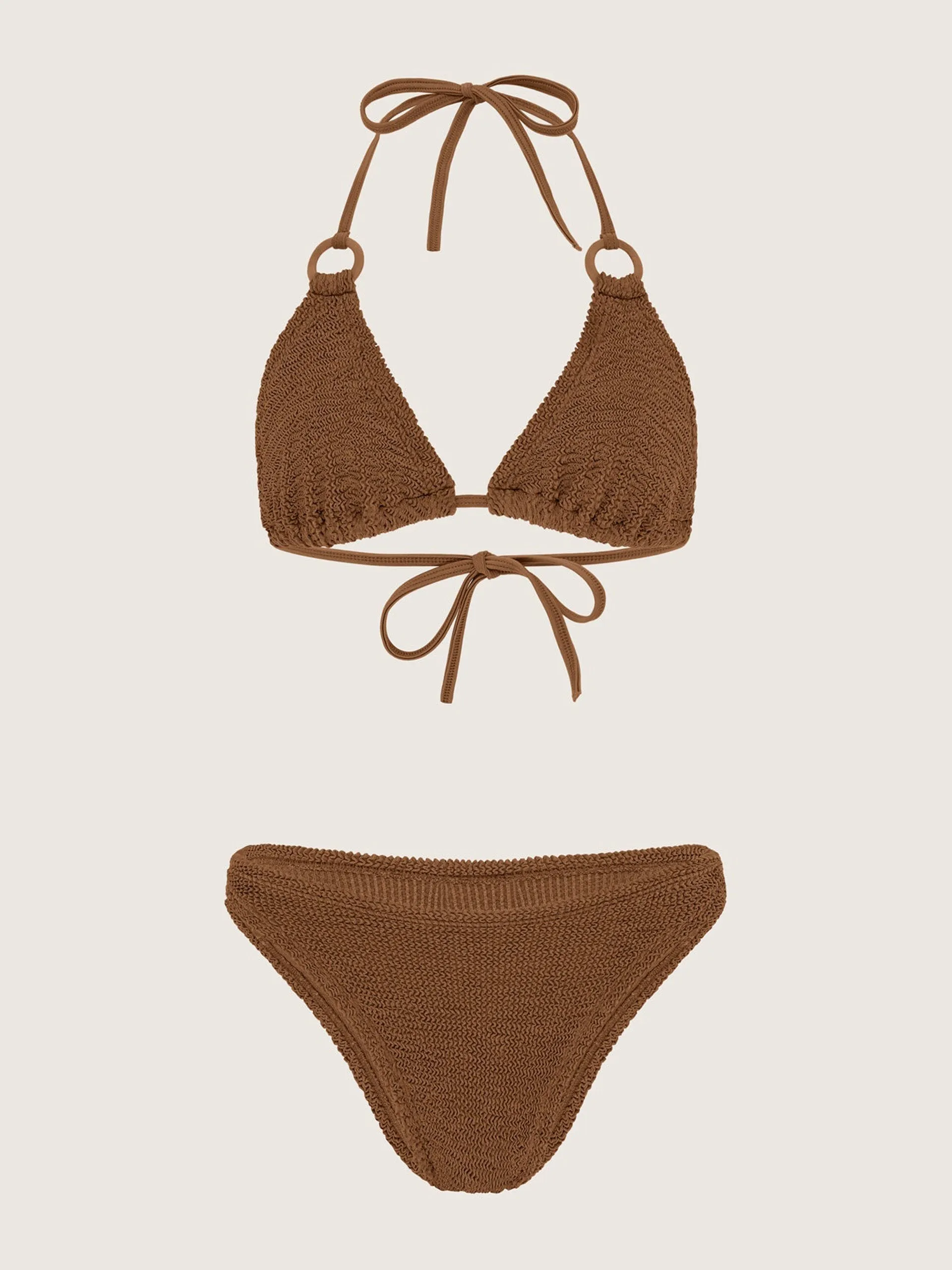 Metallic cocoa Eva bikini