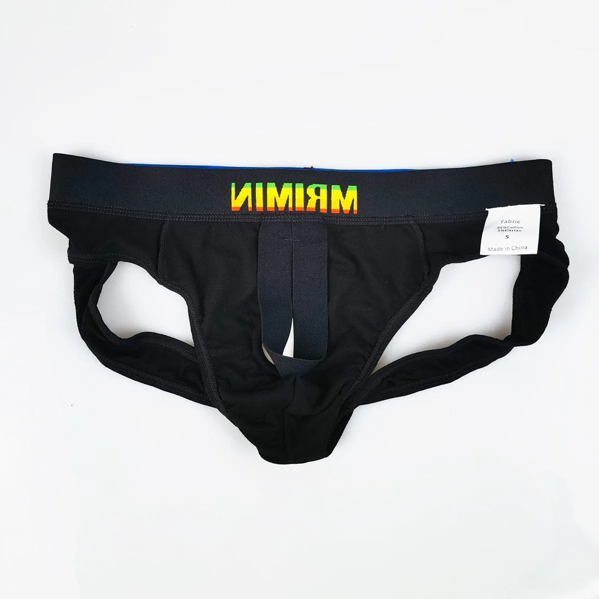 MRIMIN FTM Packer Wear Gear Rainbow Sports Briefs Strap-On Harness Underwear For Lesbian Transgender -UD09