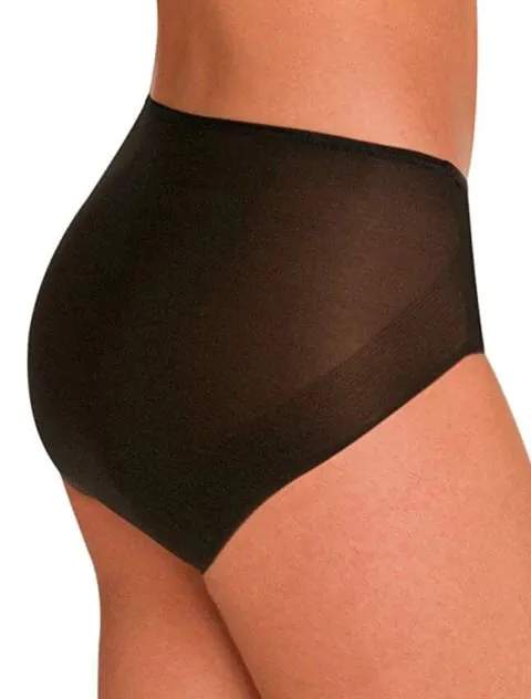 Naomi And Nicole Black Laser Cut Brief-A145