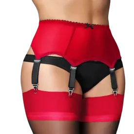 RED THIGH GARTER WITH 6 CLAWS - ONE SIZE