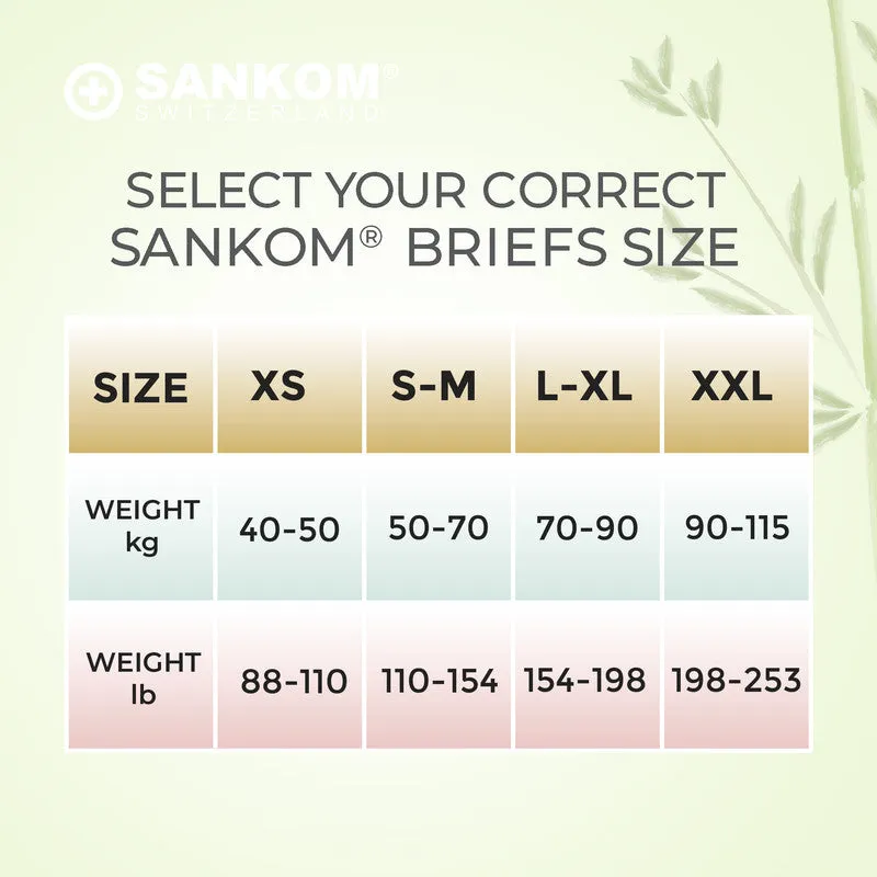 Sankom - Patent Bamboo Briefs, Grey