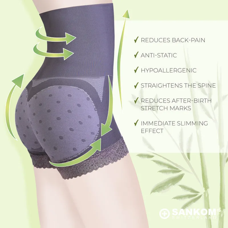 Sankom - Patent Bamboo Briefs, Grey