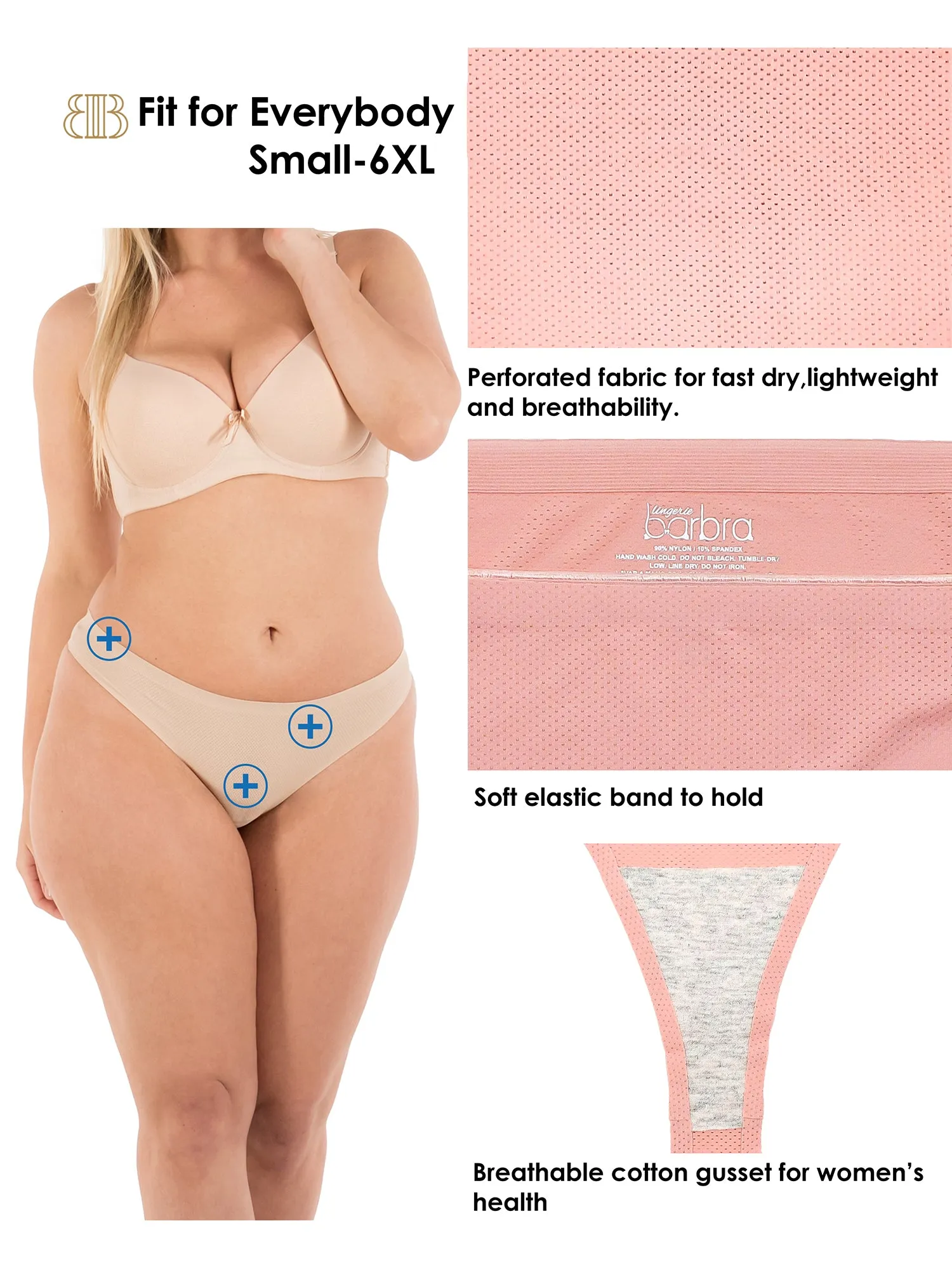 Seamless Thong (6 Pack)