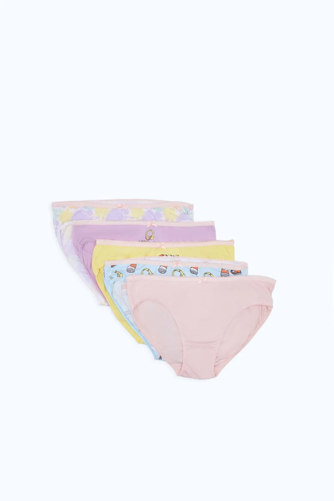 Senior Girls Bikini Brief Set (Pack Of 5)
