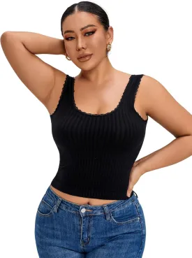 Sleeveless Mock Neck Tops for Women Turtleneck Ribbed Knit Slim Fitted Basic Casual Summer Top Shirts