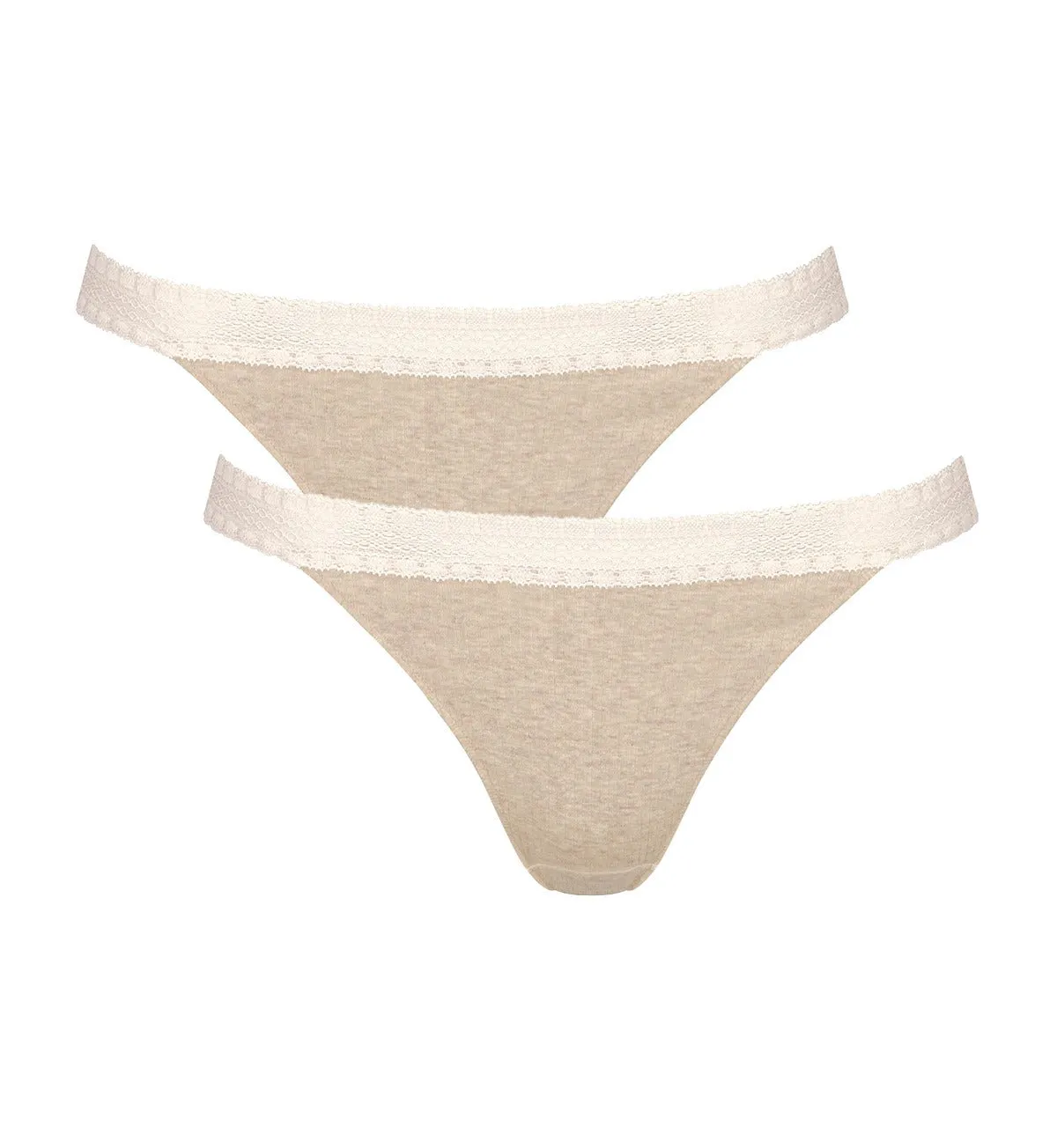 SLOGGI GO RIBBED CONSIDERED TANGA 2 PACK