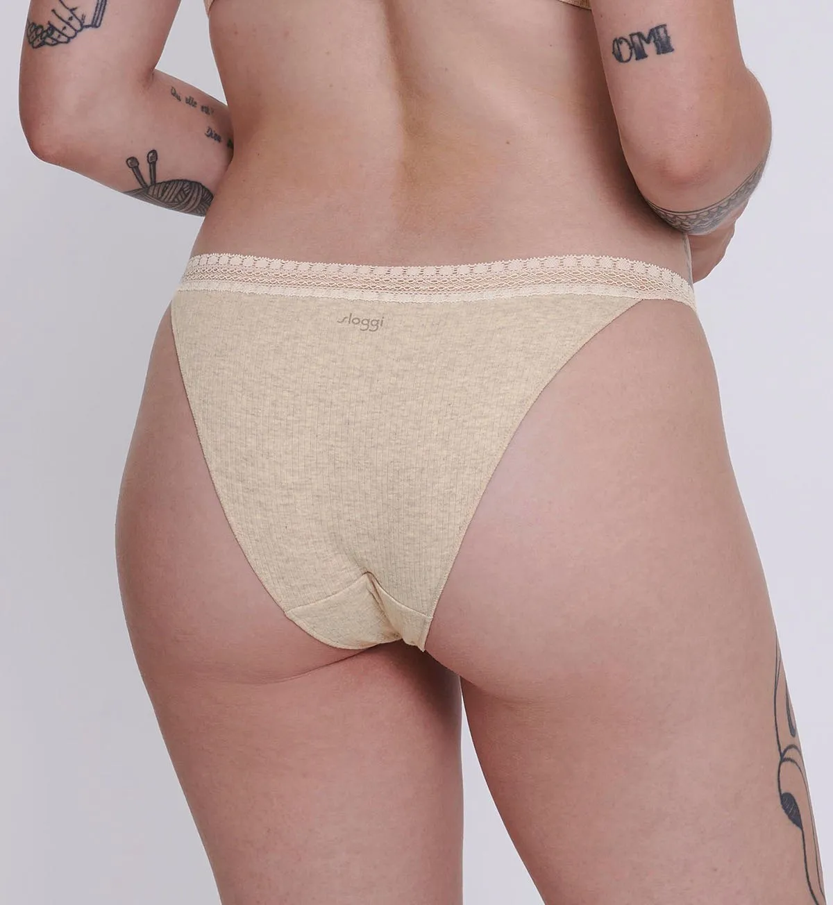 SLOGGI GO RIBBED CONSIDERED TANGA 2 PACK