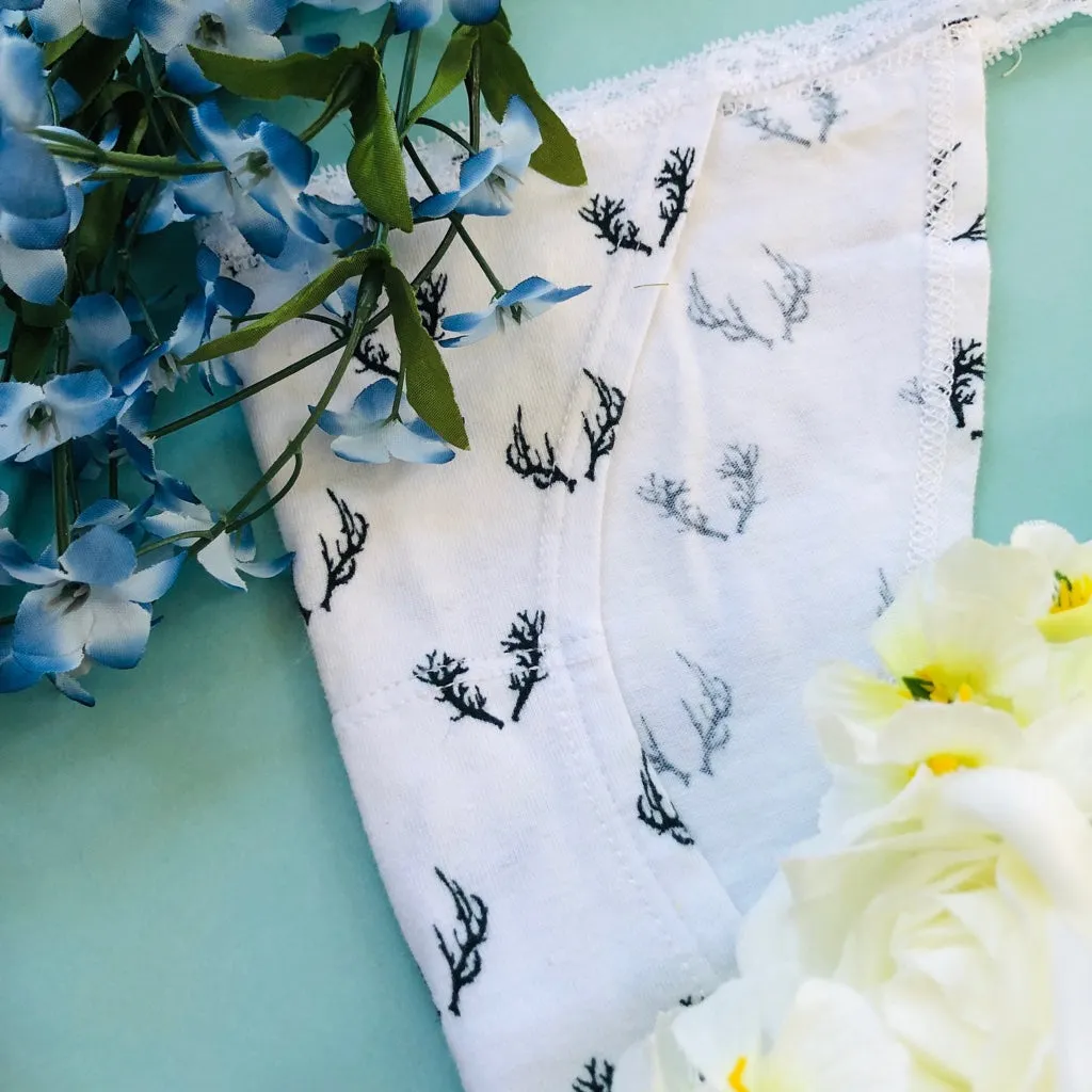 Stag Antler Lace String Bikini