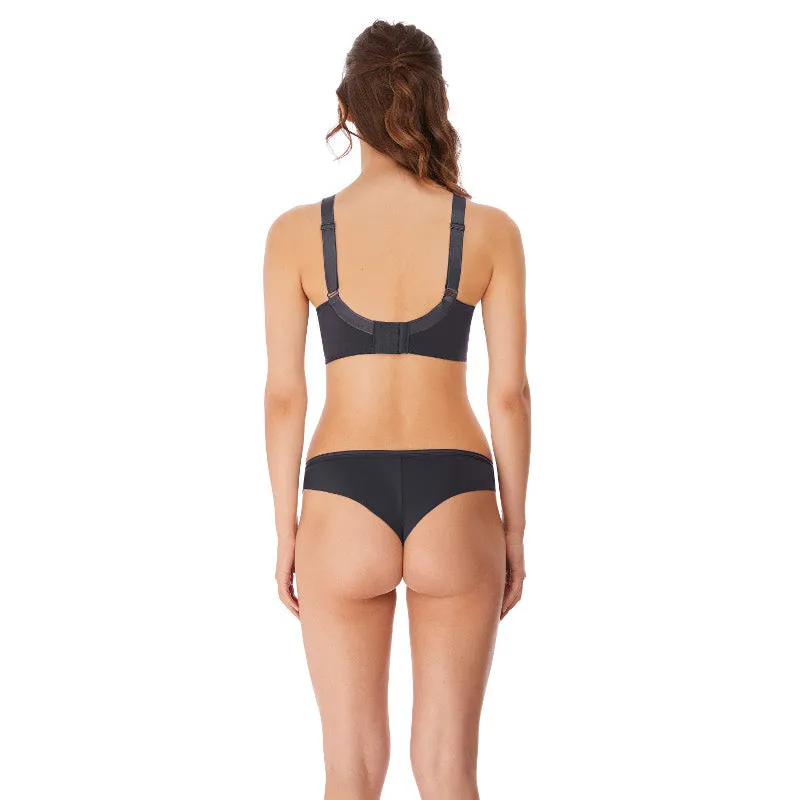 Starlight Slate Grey Brazilian Brief - Freya