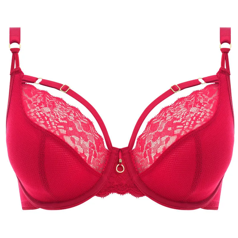 Temptress Plunge Bra Cherry Red - Freya