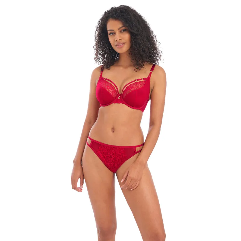 Temptress Plunge Bra Cherry Red - Freya
