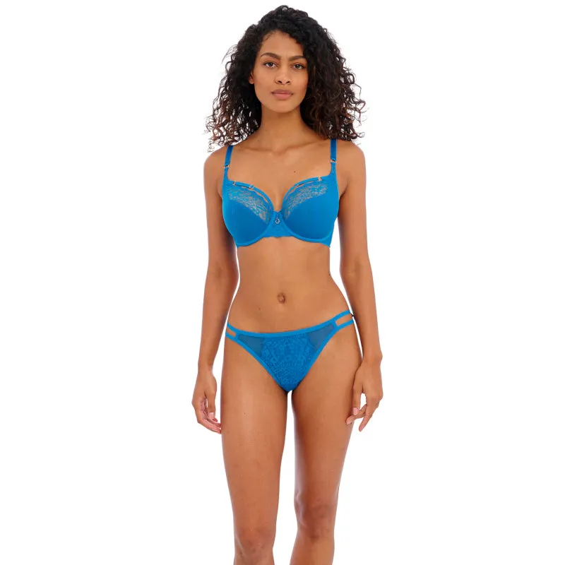 Temptress Plunge Bra Med Blue - Freya