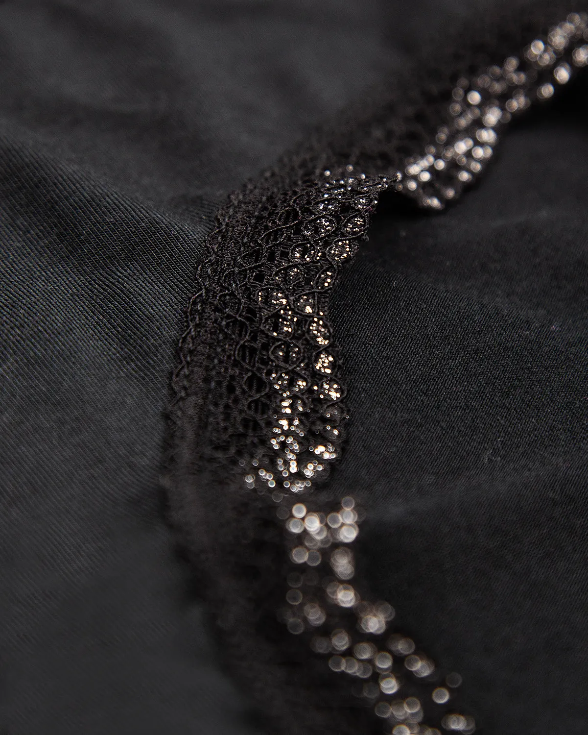 The Original Brief - Black Sparkle Lace