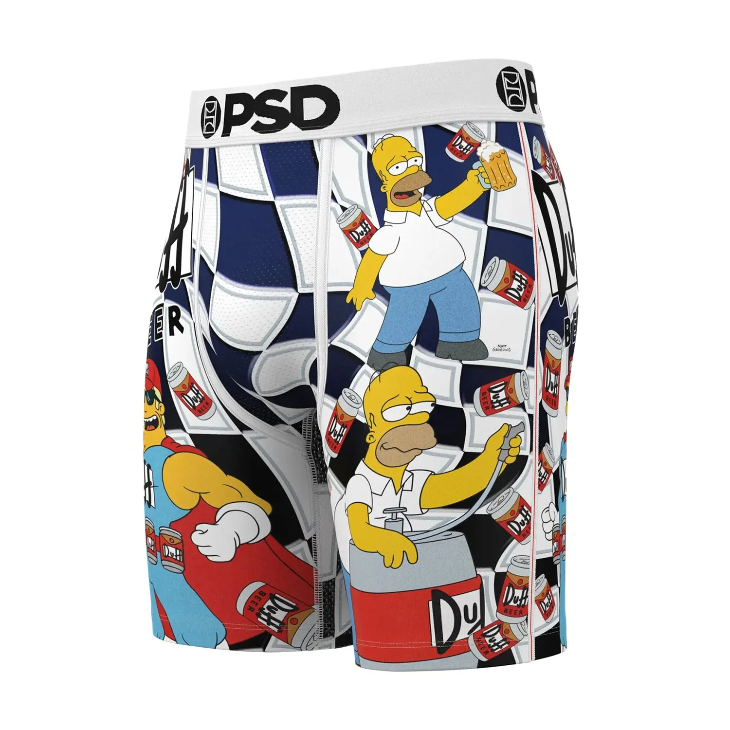 The Simpsons Duff Check - Mens