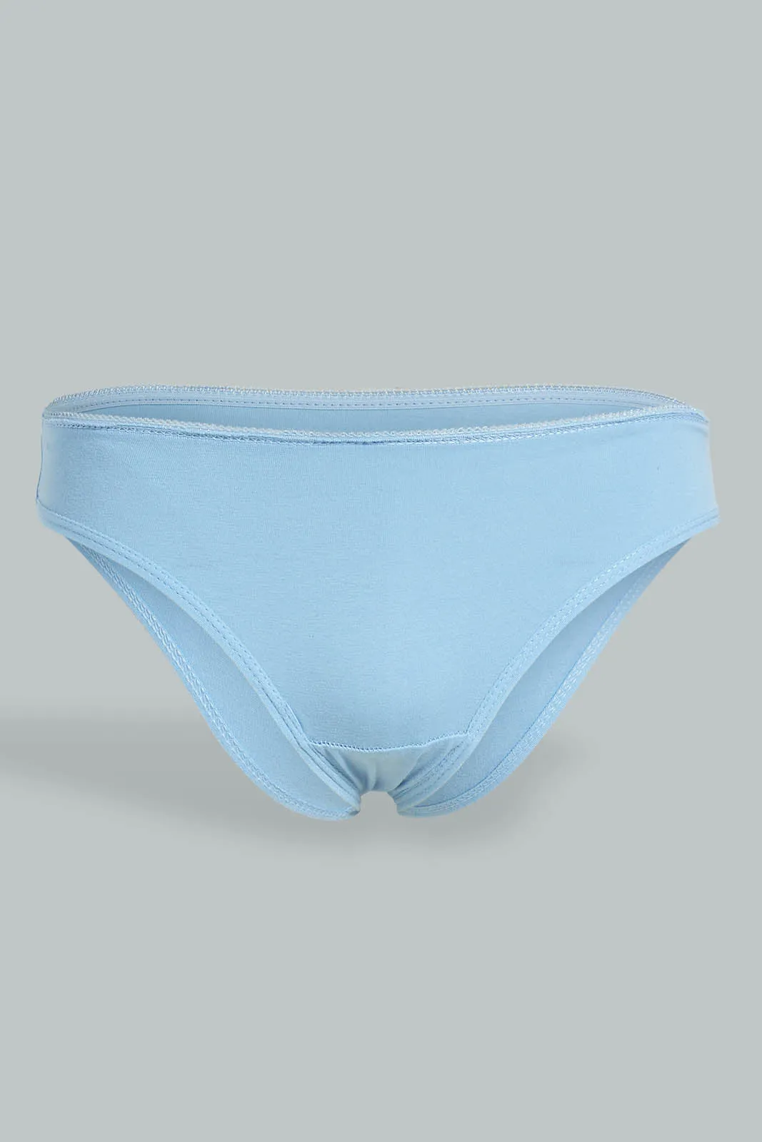 White And Blue Bikini Brief (Pack of 2)