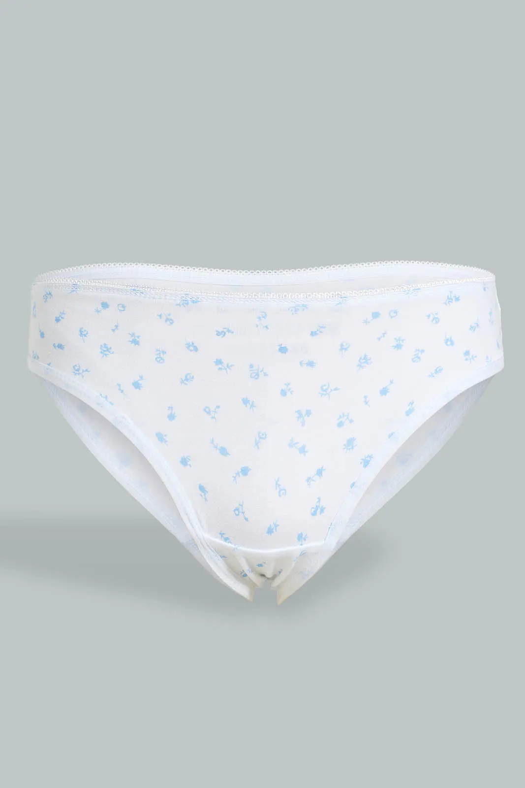 White And Blue Bikini Brief (Pack of 2)