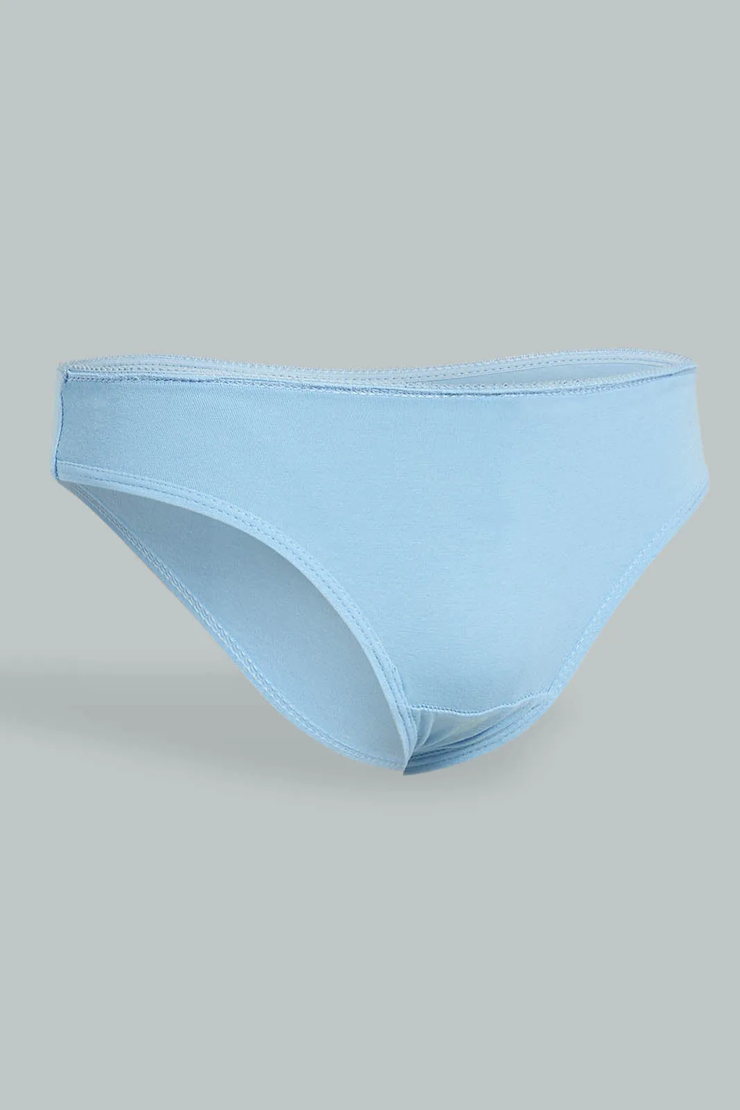 White And Blue Bikini Brief (Pack of 2)