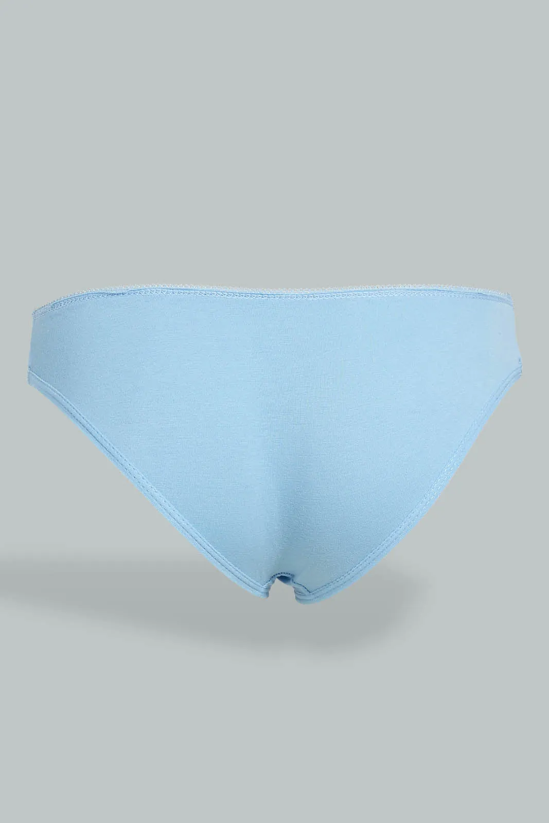 White And Blue Bikini Brief (Pack of 2)