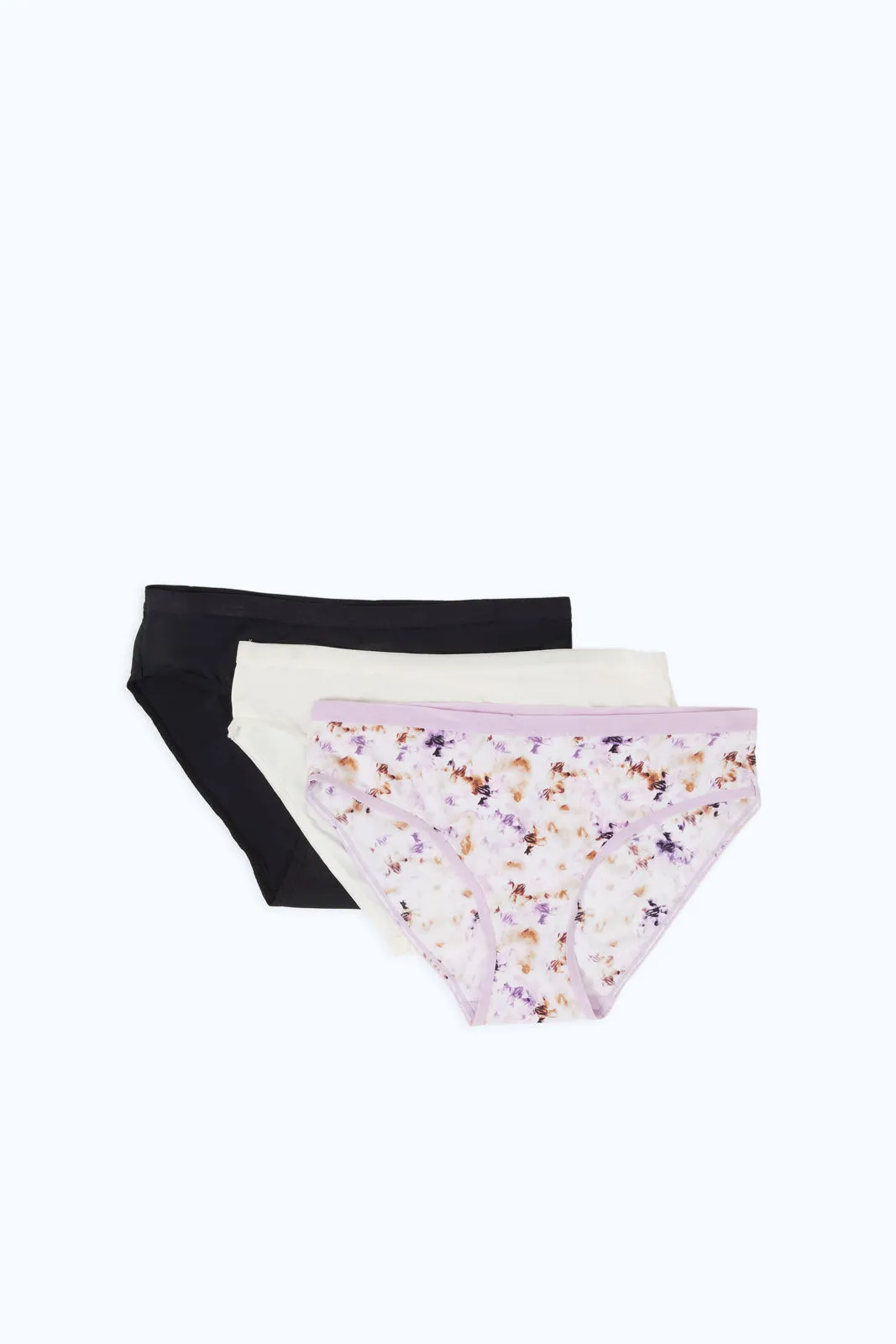 Women Assorted Bikini Briefs Set (Pack of 3)