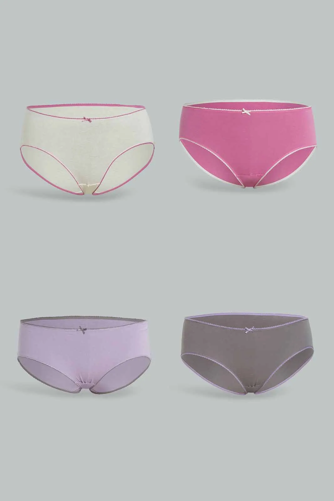 Women Assorted Boyleg Briefs Set (Pack of 4)