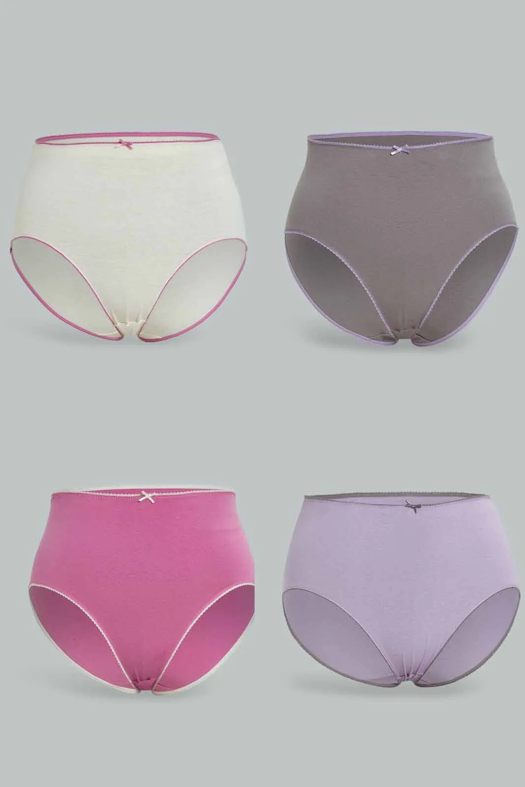 Women Assorted Full Brief Set (Pack of 4)
