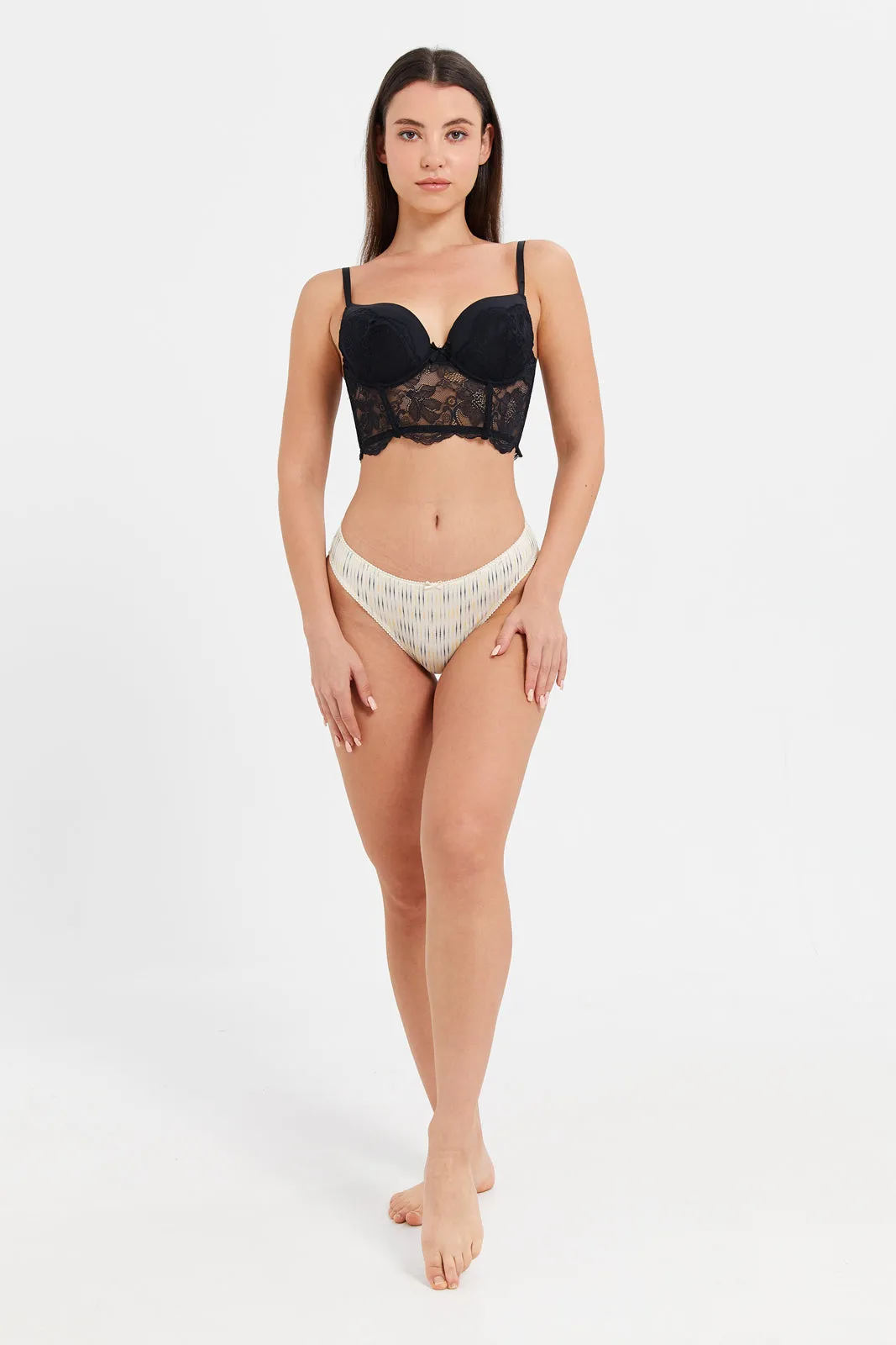 Women Assorted High Leg Brief Set (5 Piece)