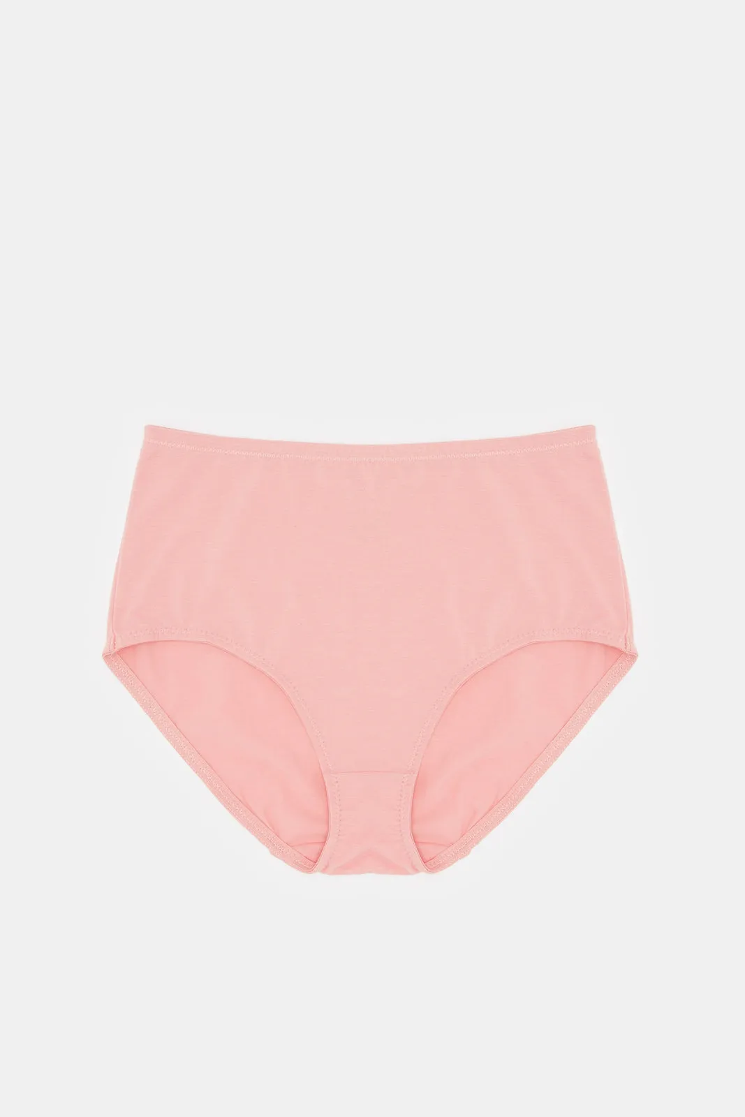 Women Pink And Grey Full Brief Set (Pack of 2)