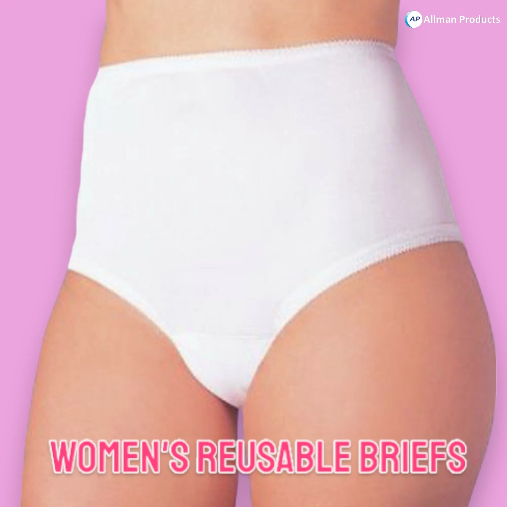 Women's Reusable Briefs- XXL (Hips 45" - 48")