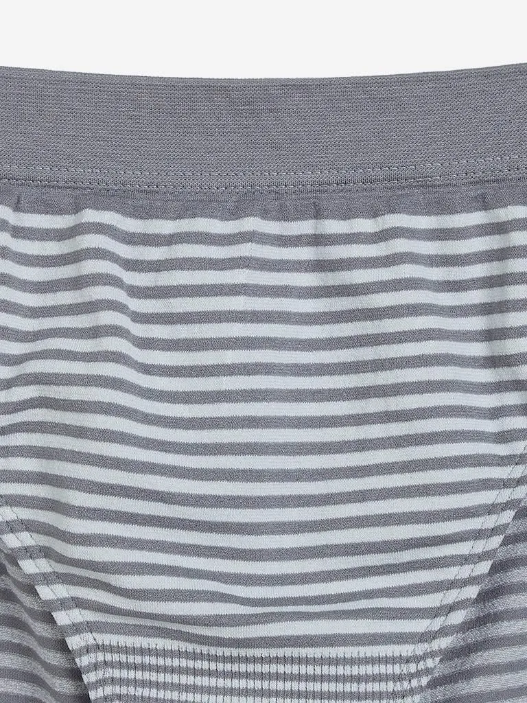 Wunderlove Grey Bikini Briefs Pack of Two